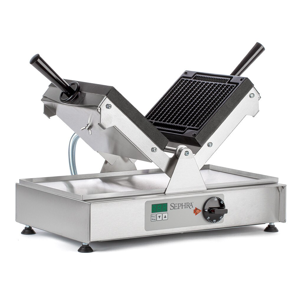 Neumarker Swing Waffle Maker With Waffle Fries Plates